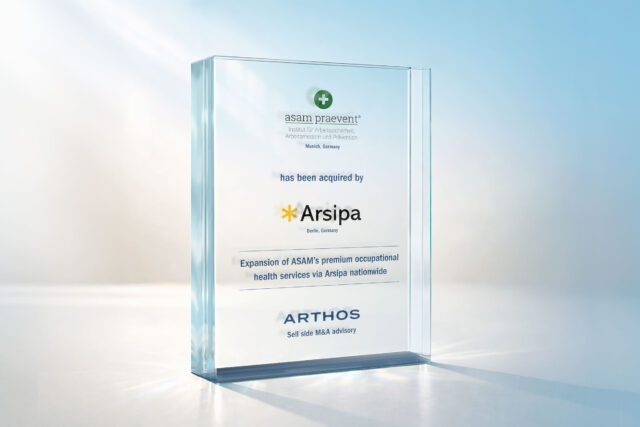 ARTHOS berät ASAM praevent beim Verkauf an die Arsipa Gruppe