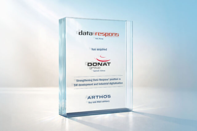 ARTHOS berät Data Respons bei der Übernahme der DONAT group