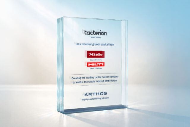 ARTHOS berät tacterion bei Eigenkapital-Finanzierung durch globale Premiumhersteller